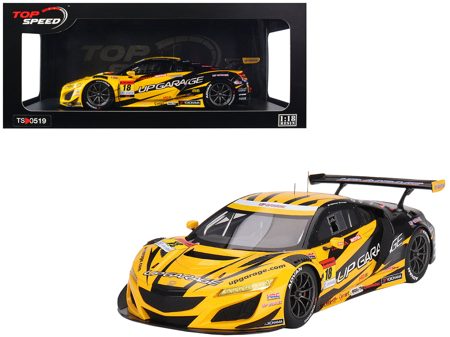 Honda NSX GT3 EVO22 #18 Takashi Kobayashi - Syun Koide "Team UpGarage" "Super GT Series" (2023) 1/18 Model Car by Top Speed
