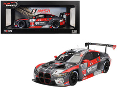 BMW M4 GT3 #1 Bryan Sellers - Madison Snow - Neil Verhagen "Paul Miller Racing" "12 Hours of Sebring" (2024) 1/18 Model Car by Top Speed