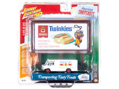 GMC Step Van White with "Hostess" Country Billboard "Johnny Lightning 50th Anniversary" 1/64 Diecast Model by Johnny Lightning